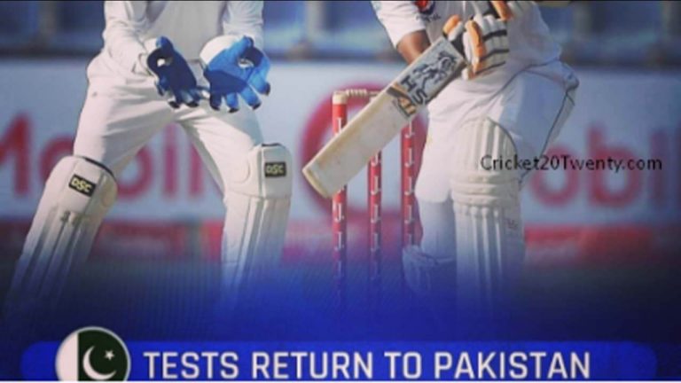 Test Cricket Will Return to Pakistan in December 2019