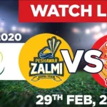 Live PSL Match Today Online-Peshawar Zalmi vs Islamabad United