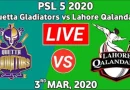 PTV Sports Match Live-PSL Live Score-PSL Today Match-LQ vs QG