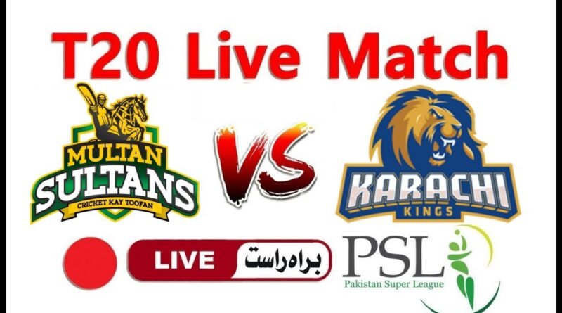 PTV Sports Live Streaming-PSL Live Score-PSL Today Match MS vs KK