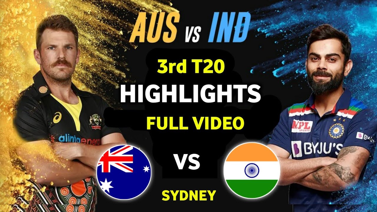 India vs Australia 3RD T20| Full Match Highlights 2020
