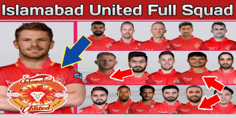 Islamabad United Squad 2023 - PSL Teams 2023